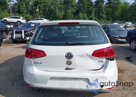 2015 Volkswagen Golf Tdi Se 4-Door from USA, damaged, VIN 3VW2A7AU7FM021883